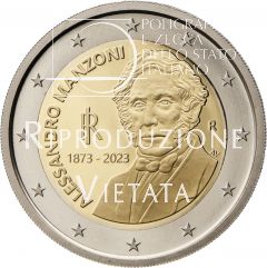 2 euro 150 Anniversario della scomparsa di Alessandro Manzoni - FDC