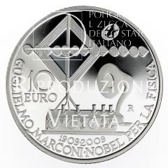 10 euro 100° Anniversario del Premio Nobel a Guglielmo Marconi - Serie Europa Star Programme