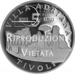 5 euro Villa Adriana - Tivoli Serie Ville e Giardini Storici