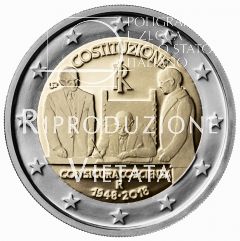 2 euro 70° Anniversario dell'entrata in vigore della Costituzione Italiana