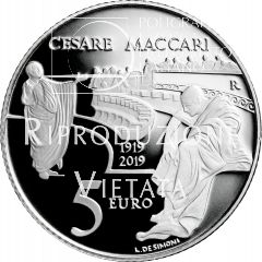 5 euro 100° anniversario della morte di Cesare Maccari 