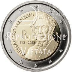 2 euro 150 Anniversario della scomparsa di Alessandro Manzoni - FDC