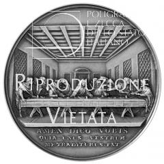 Medaglia CENACOLO Argento - LAST SUPPER medal Silver
