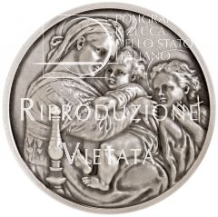 Medaglia Argento - MADONNA DELLA SEGGIOLA - Silver Medal