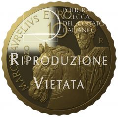 10 euro Marco Aurelio -  Serie Imperatori Romani