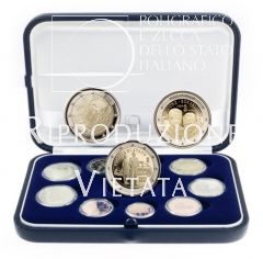 Serie Annuale 11 pezzi con le tre monete da 2 euro commemorative 2022 