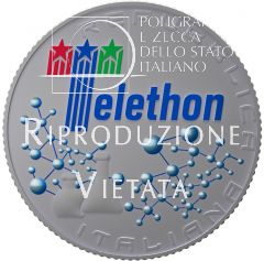5 euro 30° Anniversario della Fondazione Telethon