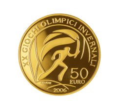 20 euro Serie XX Giochi Olimpici Torino 2006 Fiamma Olimpica