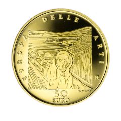 50 euro Serie Europa delle Arti Norvegia - Edvard Munch