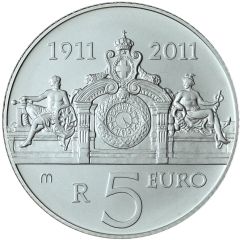 5 euro 100° Anniversario del Palazzo della Zecca