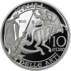 10 euro Fénis - Valle d'Aosta Serie italia delle Arti