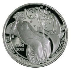 10 euro 70 Anni di pace in Europa Serie Europa Star Programme