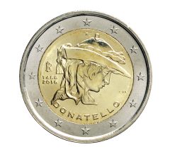 2 euro 550° Anniversario della morte di Donatello