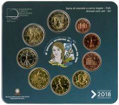 Serie 9 pezzi 60° Anniversario dell'Istituzione del Ministero della Salute