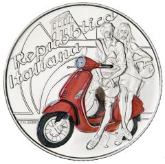 5 euro  Vespa - Serie Eccellenze Italiane ROSSA