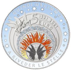 5 euro 700° Anniversario della scomparsa di Dante Alighieri: Inferno 