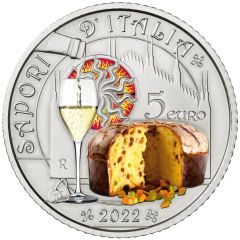 5 euro Serie “Cultura Enogastronomica Italiana” - Franciacorta e Panettone 