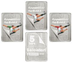 5 euro Serie Eccellenze Italiane - FIGURINE PANINI - TRITTICO