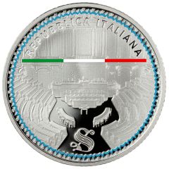 5 euro 75° Anniversario della prima seduta del Senato della Repubblica