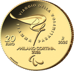 20 euro gold Paralympic Winter Games of Milano Cortina 2026