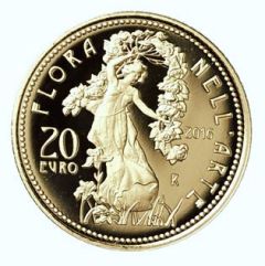 20 euro Età contemporanea Serie Flora nell’Arte