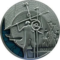 Medaglia Calendario 2010 Argento