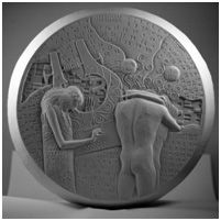 Medaglia Calendario 2011 Argento