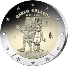 2 euro 200th Anniversary of the birth of Carlo Collodi – Coin roll SU