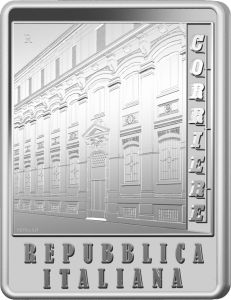 1.5 euro 150th Anniversary of the founding of Corriere della Sera - Silver