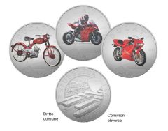 5 euro Serie  Eccellenze Italiane Ducati - Trittico