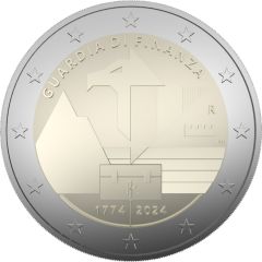 2 euro 250° Anniversario della Fondazione della Guardia di Finanza