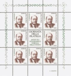 FOGLIETTO ERINNOFILO GIORNATA DELLA FILATELIA 1995