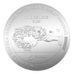 5 euro Cucina Italiana Patrimonio dell'Umanità