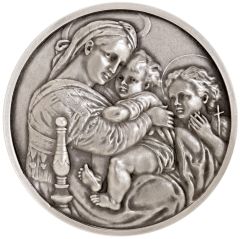 Medaglia Argento - MADONNA DELLA SEGGIOLA - Silver Medal