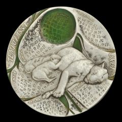 Medaglia Calendario 1989 Argento