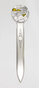  Tagliacarte con Medaglia Calendario - 2009 - Letter opener with Calendar Medal