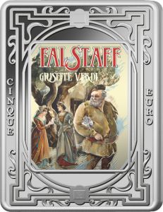 5 euro Italian Theaters Series - Teatro dell’Opera di Roma - Falstaff by Giuseppe Verdi - Silver