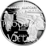 5 euro 100° anniversario della morte di Cesare Maccari 