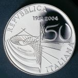 Annual set 9 pieces 50th Anniversary of television broadcasting in Italy