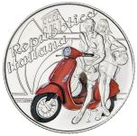 5 euro  Vespa - Serie Eccellenze Italiane ROSSA