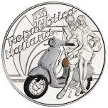 5 euro  Vespa - Serie Eccellenze Italiane BIANCA