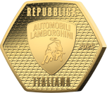 50 euro gold Automobili Lamborghini - Italian Excellences Series