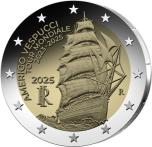 2 euro Voyage of the Amerigo Vespucci Ship – Proof