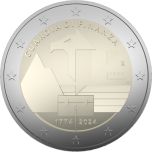 2 euro 250th Anniversary of the foundation of the Guardia di Finanza