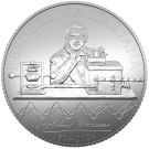 5 euro 150th Anniversary of the birth of Guglielmo Marconi and 100 years since the first radio broadcast in Italy