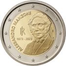 2 euro 150 Anniversario della scomparsa di Alessandro Manzoni - FDC