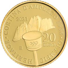 20 euro The History of the Olympic Games in Italy: Cortina 1956
