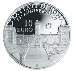 10 euro 50th Anniversary of the Treaties of Rome - Europa Star Programme series