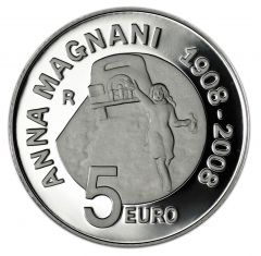 5 euro 100° Anniversario della nascita di Anna Magnani
