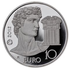10 euro Michelangelo Buonarroti Pittori e Scultori Europei Serie Europa Star Programme